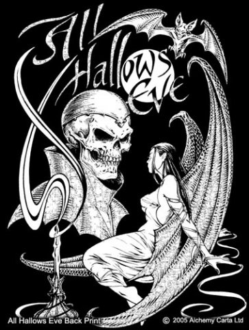 All Hallows Eve Back Print (CA209)